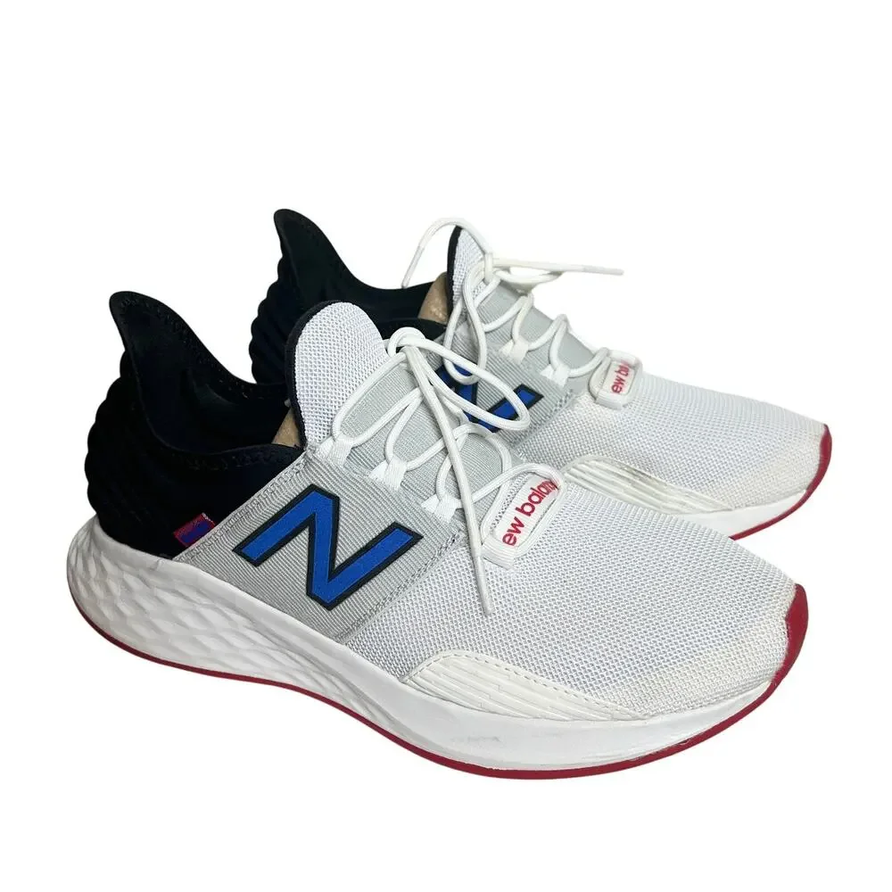 New Balance Fresh Foam Roav MROAVWL1 Mens 11 Running Shoes White Sneakers Blue N